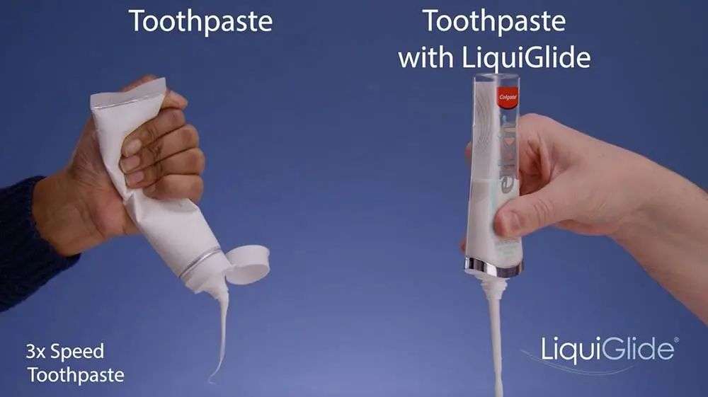 再也不用「擠牙膏」，高露潔換上的「潤滑劑」包裝，讓牙膏從此一滴不剩